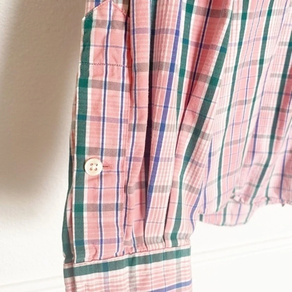 Polo Raplh Lauren Men’s plaid button down shirt spring casual shirt XL